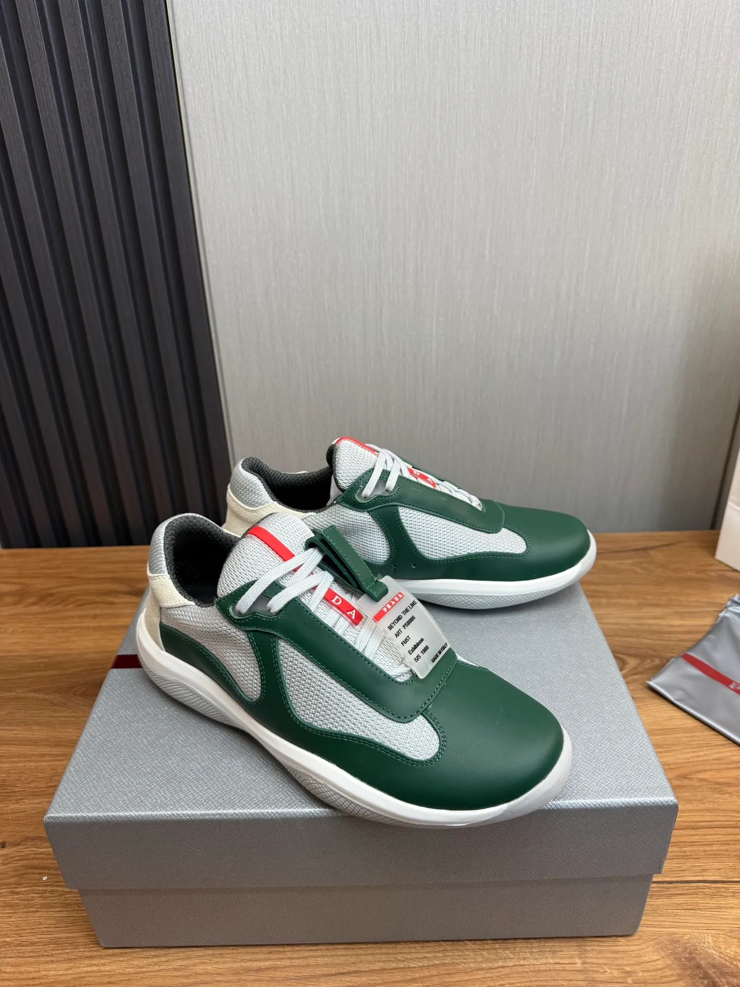 Men's shoes 💰560💰 [PRADA] Men's shoes are popular in the counter, official website is synchronized, 1 high-quality shipment ✔️Original cowhide upper + cowhide lining, 1🆚1 replica, original sole, 38-45 (45 customized, non-refundable)